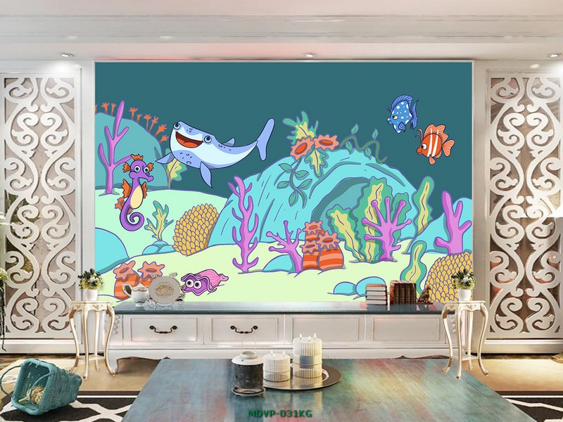 Tranh động vật đại dương đáng yêu cho bé MDVP-031KG